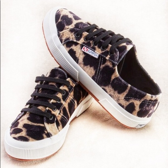 Superga Shoes - Superga Leopard Print 2750 Sneakers NEW Size 40